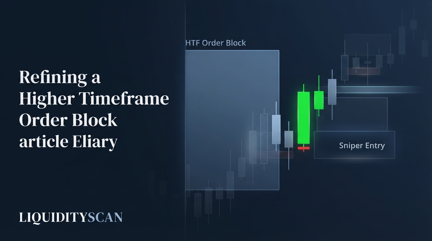 Refinamento de Order Block: da Zona HTF à Entrada