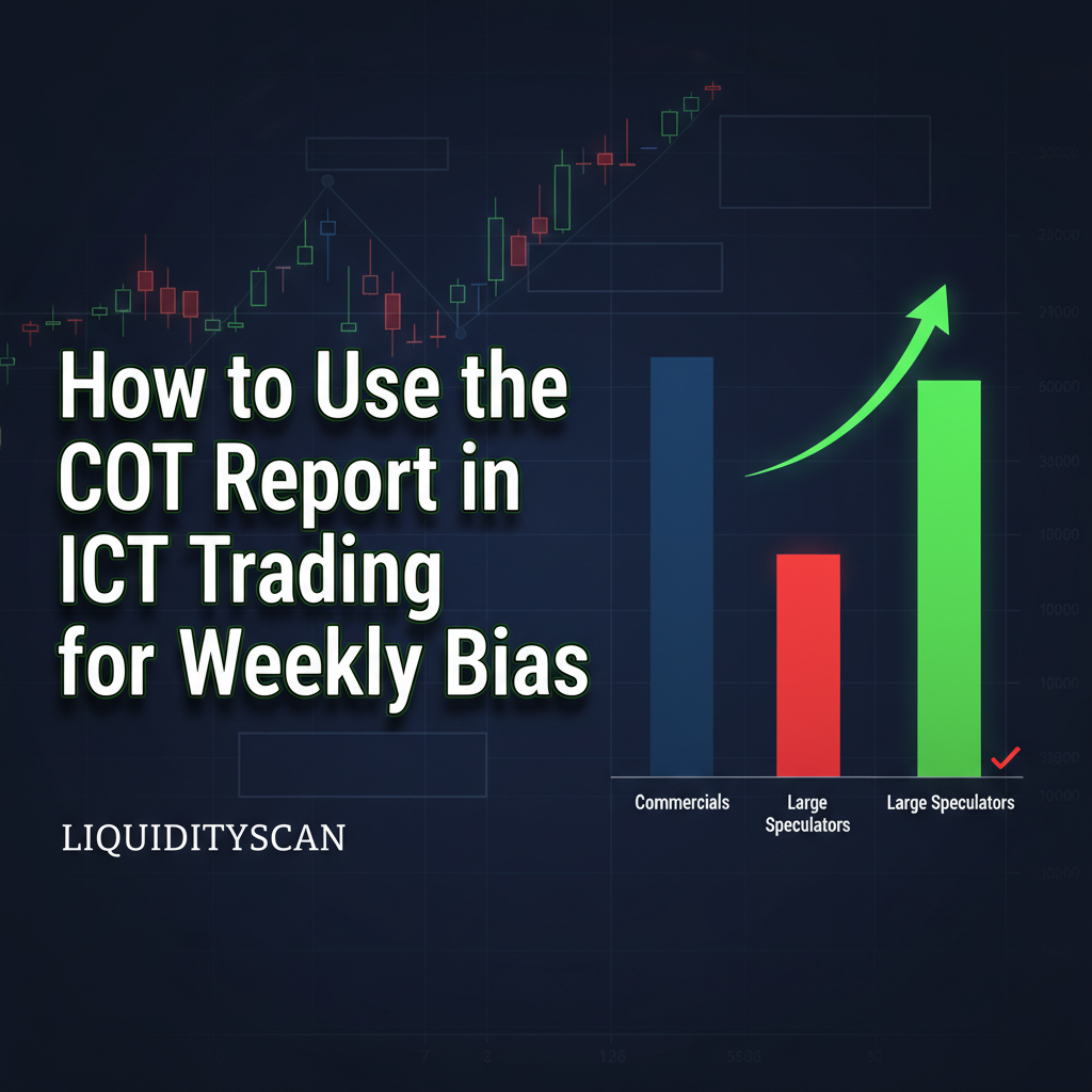 كيفية استخدام تقرير COT في تداول ICT لتحديد الانحياز الأسبوعي