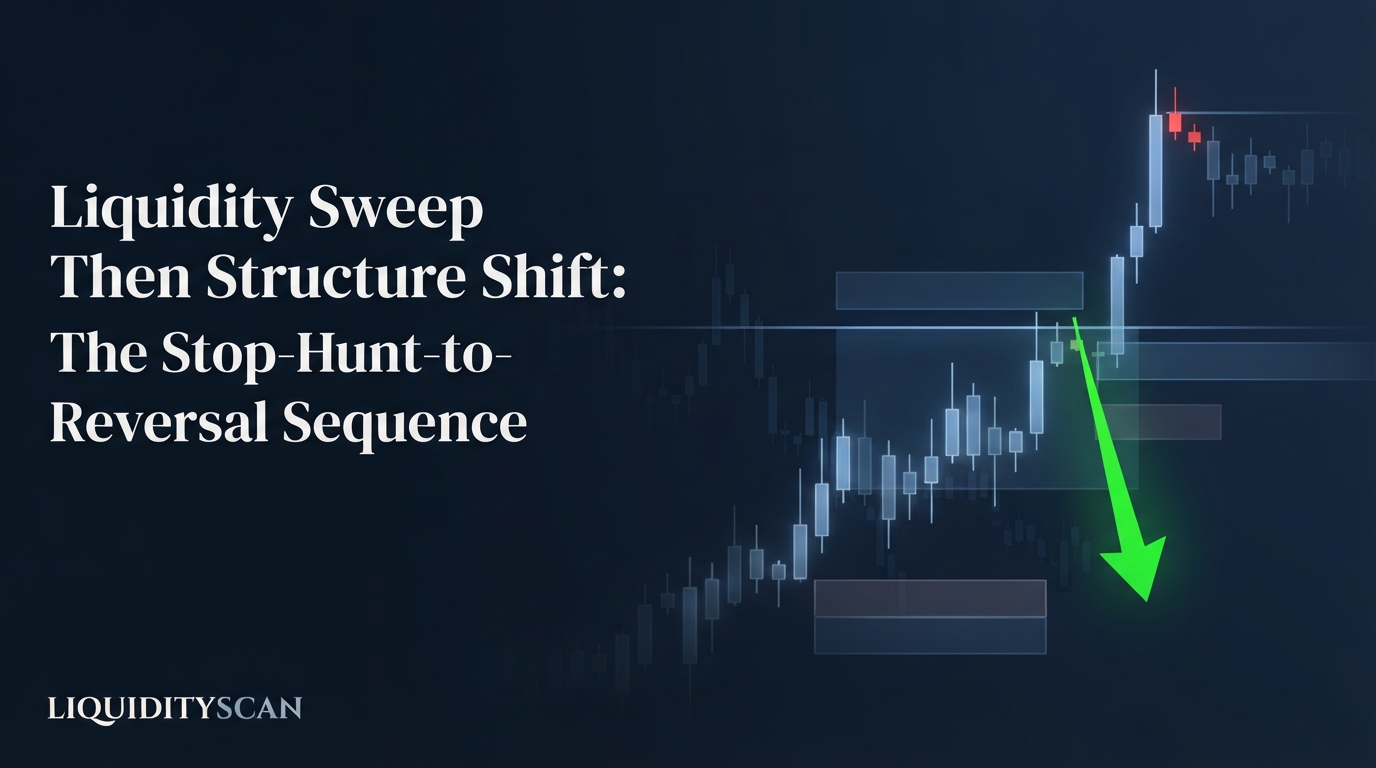 Liquidity Sweep затем MSS: гид по развороту
