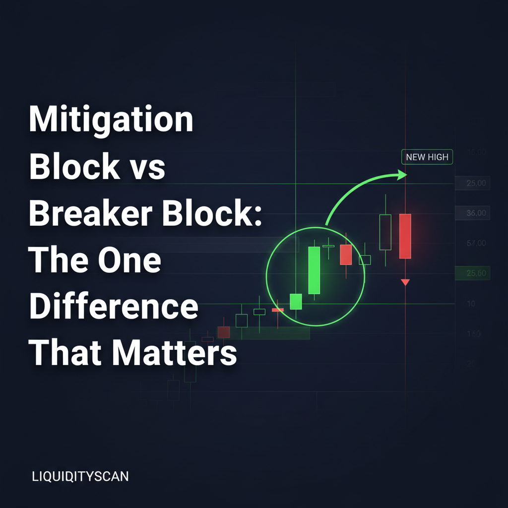 Mitigation Block vs Breaker Block: The One Difference That Matters