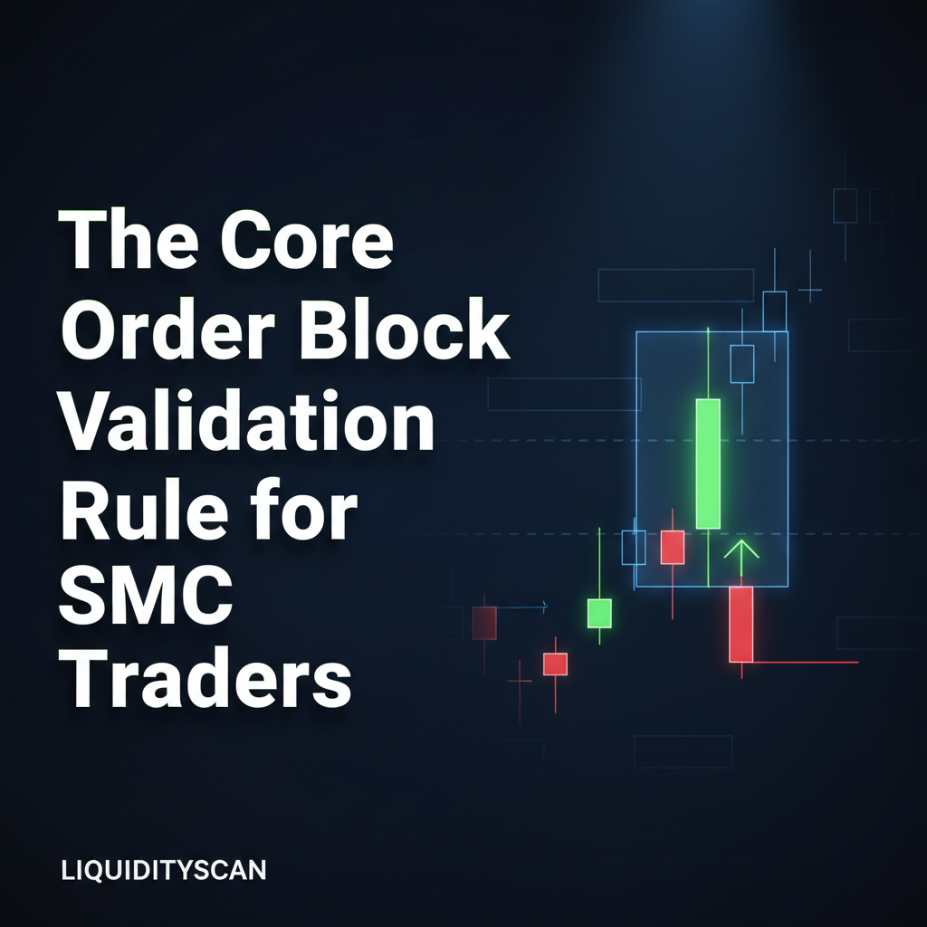 The Core Order Block Validation Rule for SMC Traders
