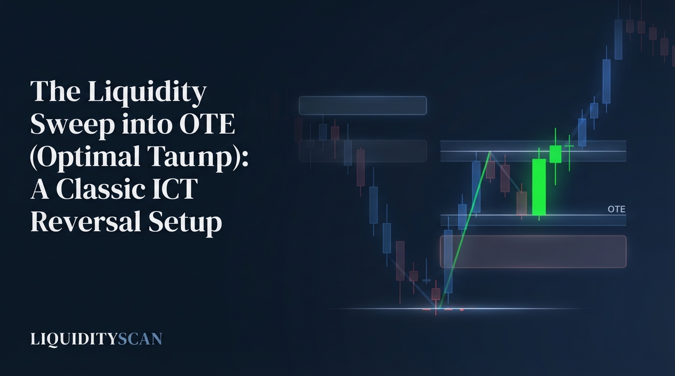 Liquidity Sweep en OTE: reversión ICT