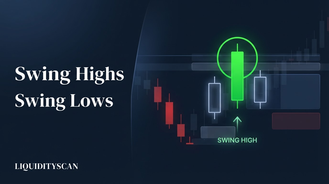 Swing High và Swing Low: Quy tắc 3 nến